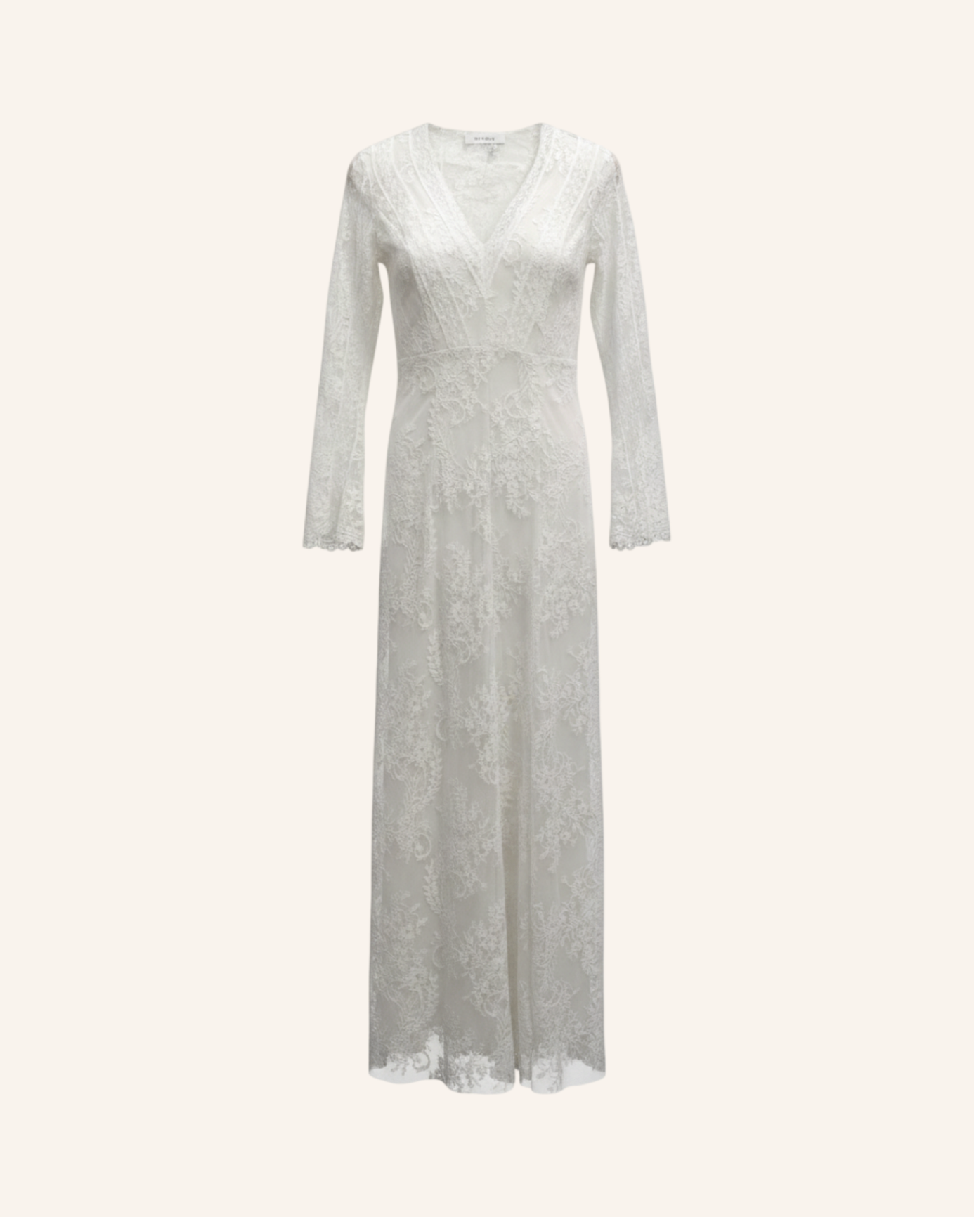 Spitzenkleid Offwhite XS