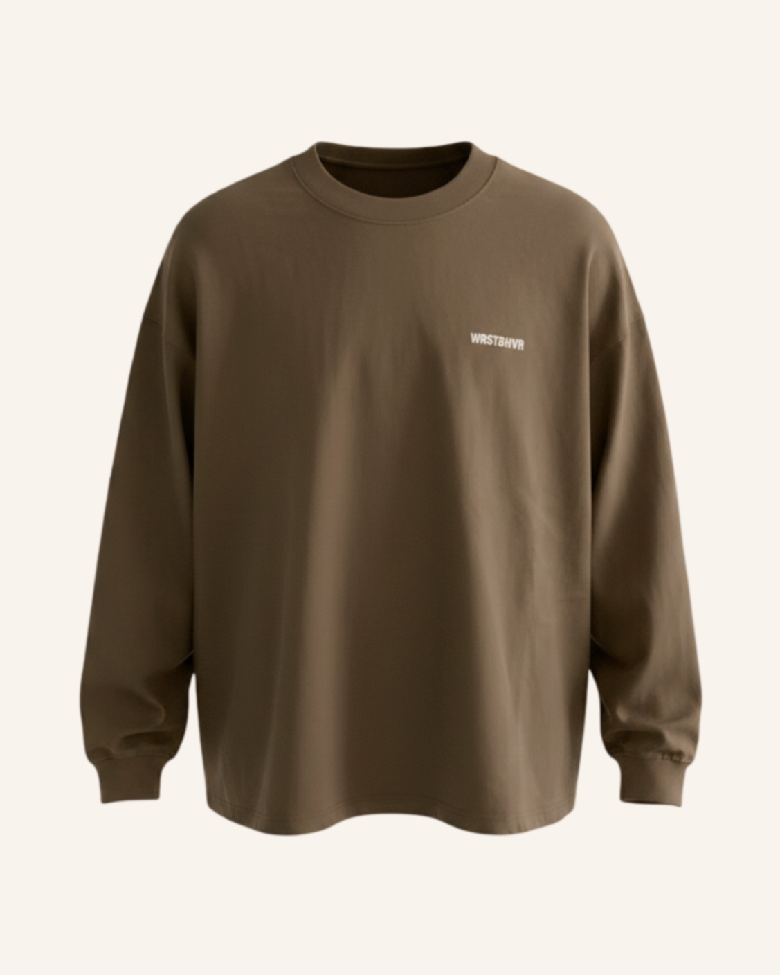Oversized Longsleeve Taupe S