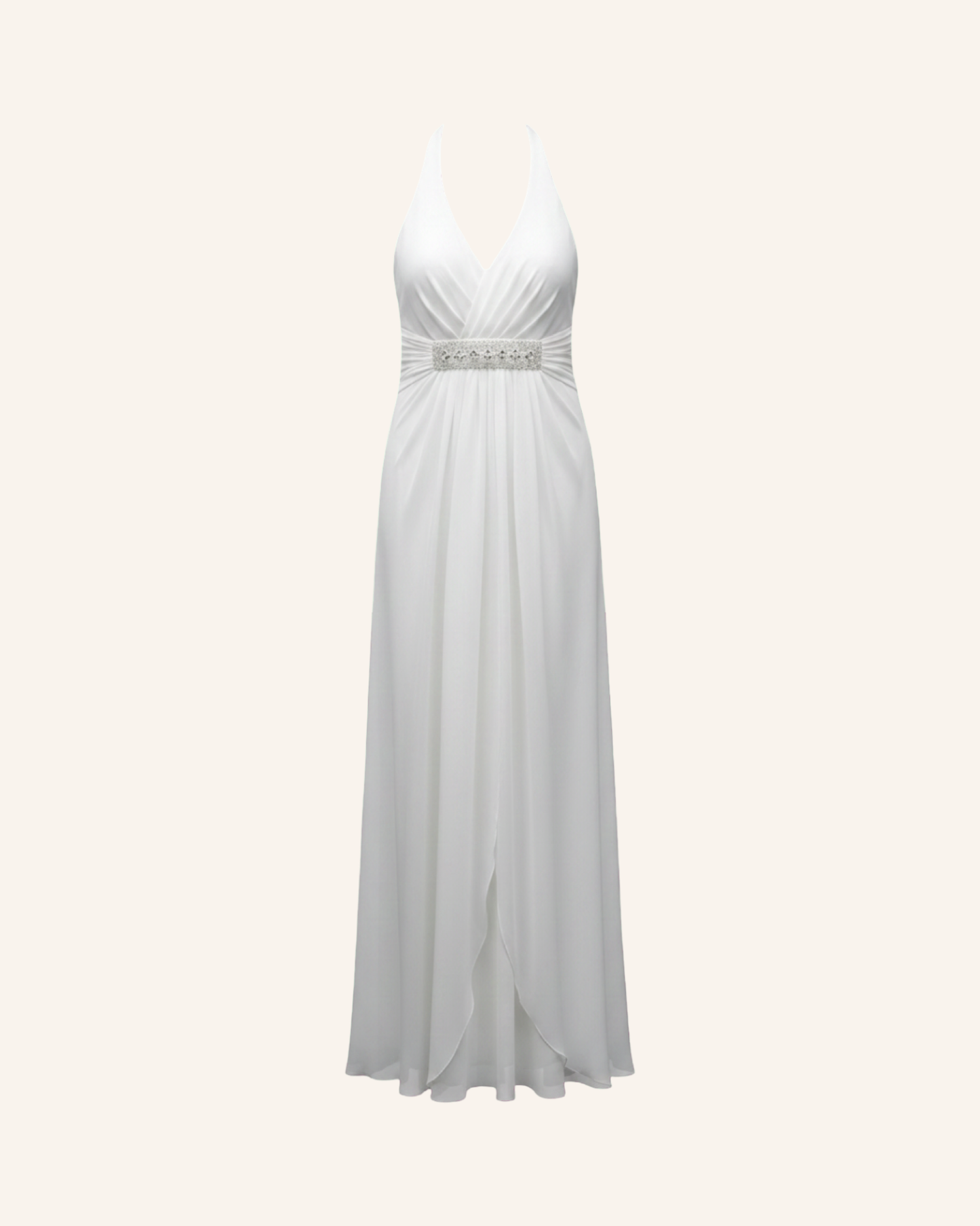 Vintage Brautkleid Offwhite S