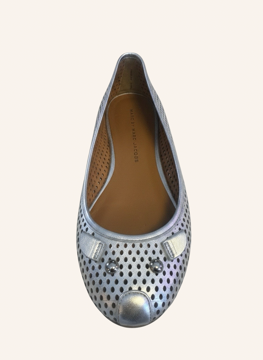 Ballerinas Silber Metallic 36