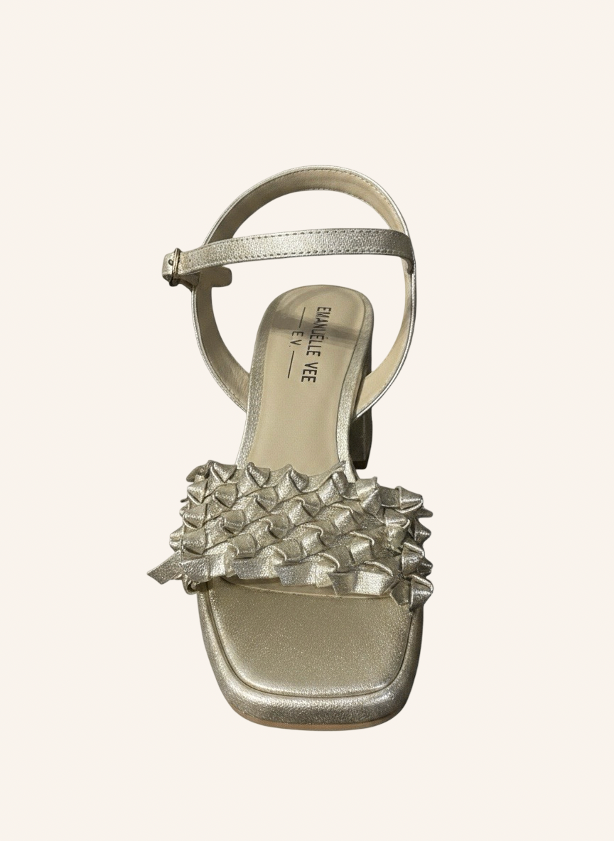 Sandaletten Gold-Metallic 37