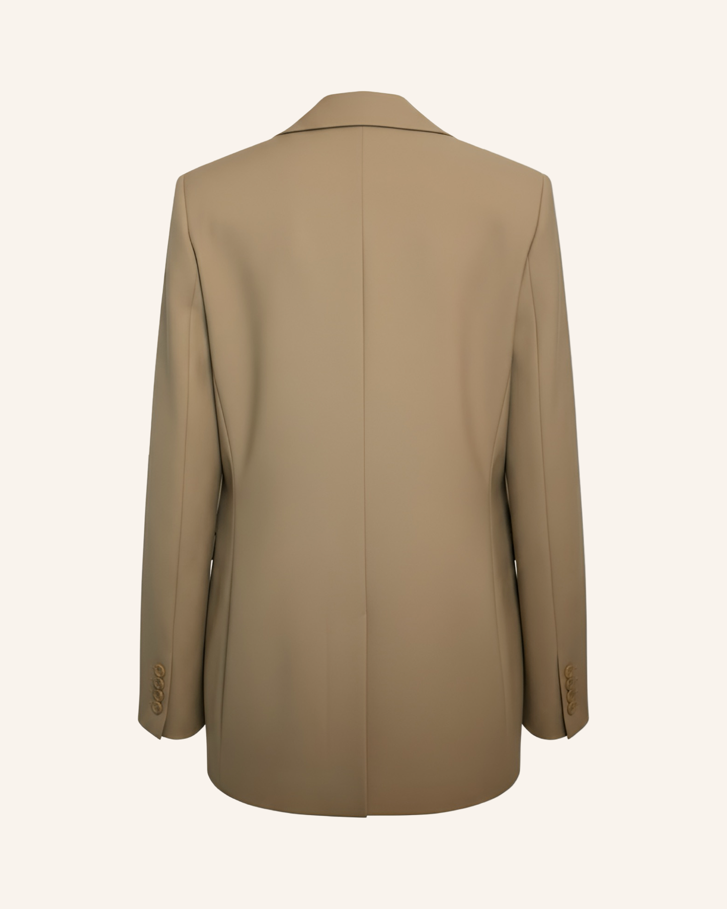 Doppelreihiger Blazer Camel L