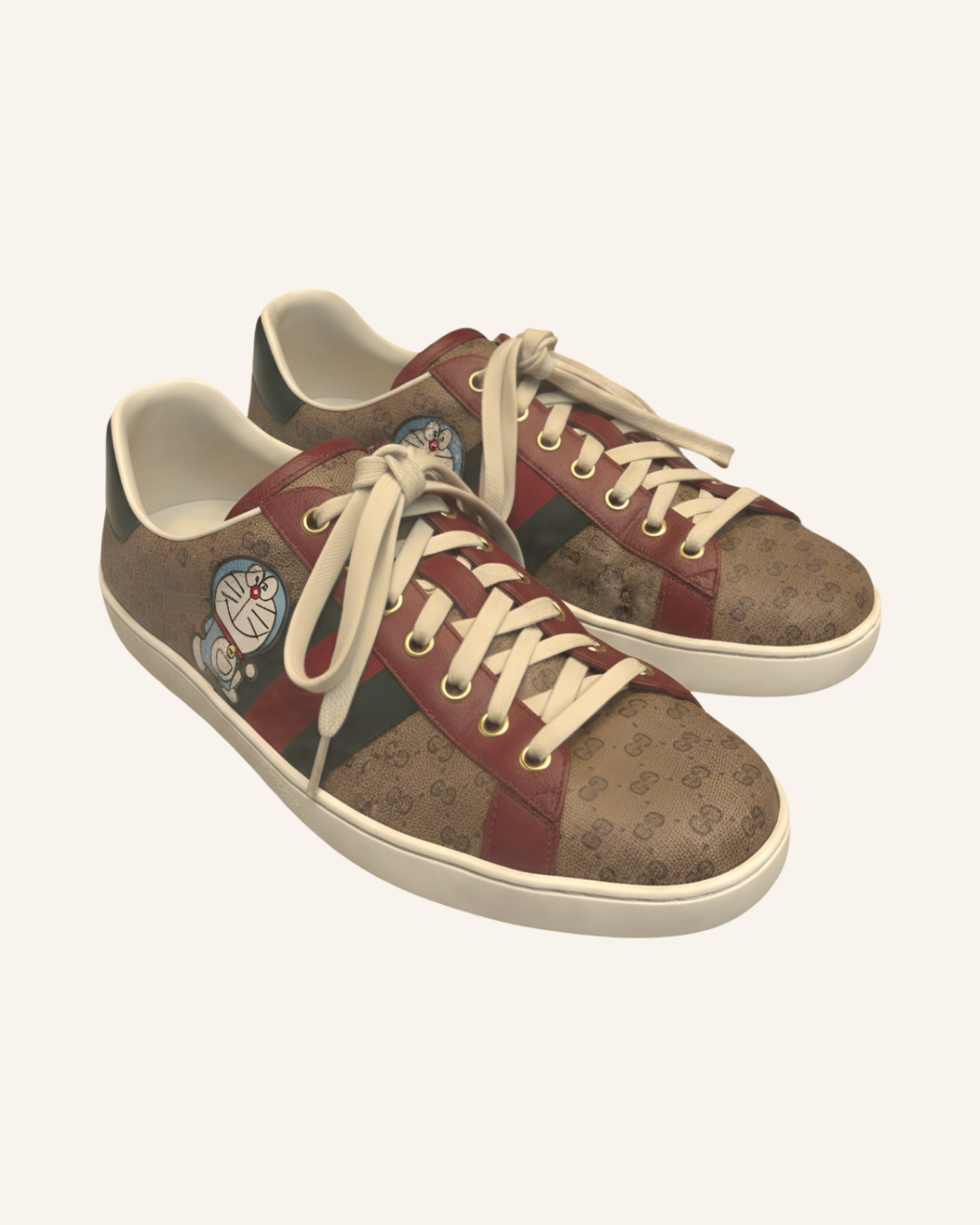 Sneaker Braun-Creme 40,5