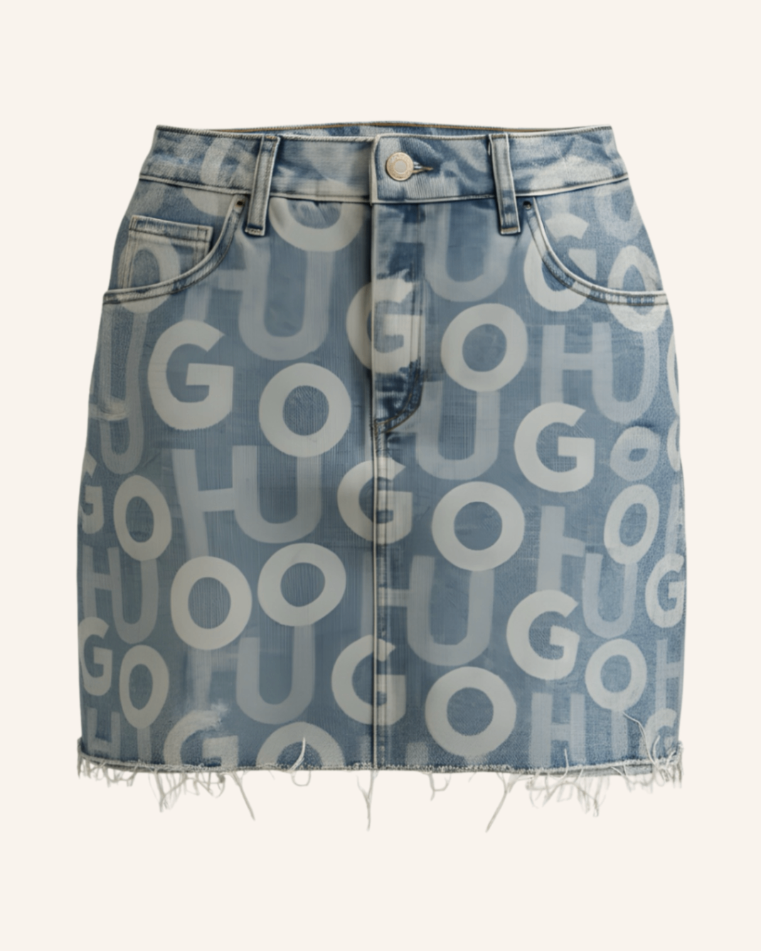 Denim-Rock L Hellblau
