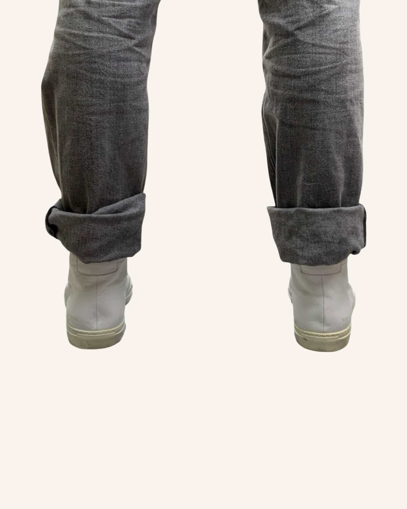High-Top Sneaker Weiß 46