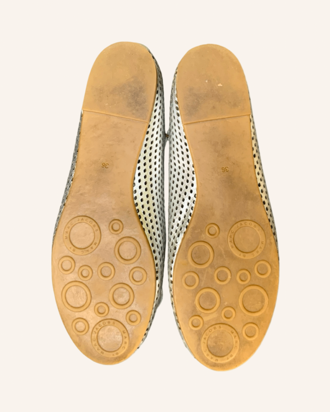 Ballerinas Silber Metallic 36