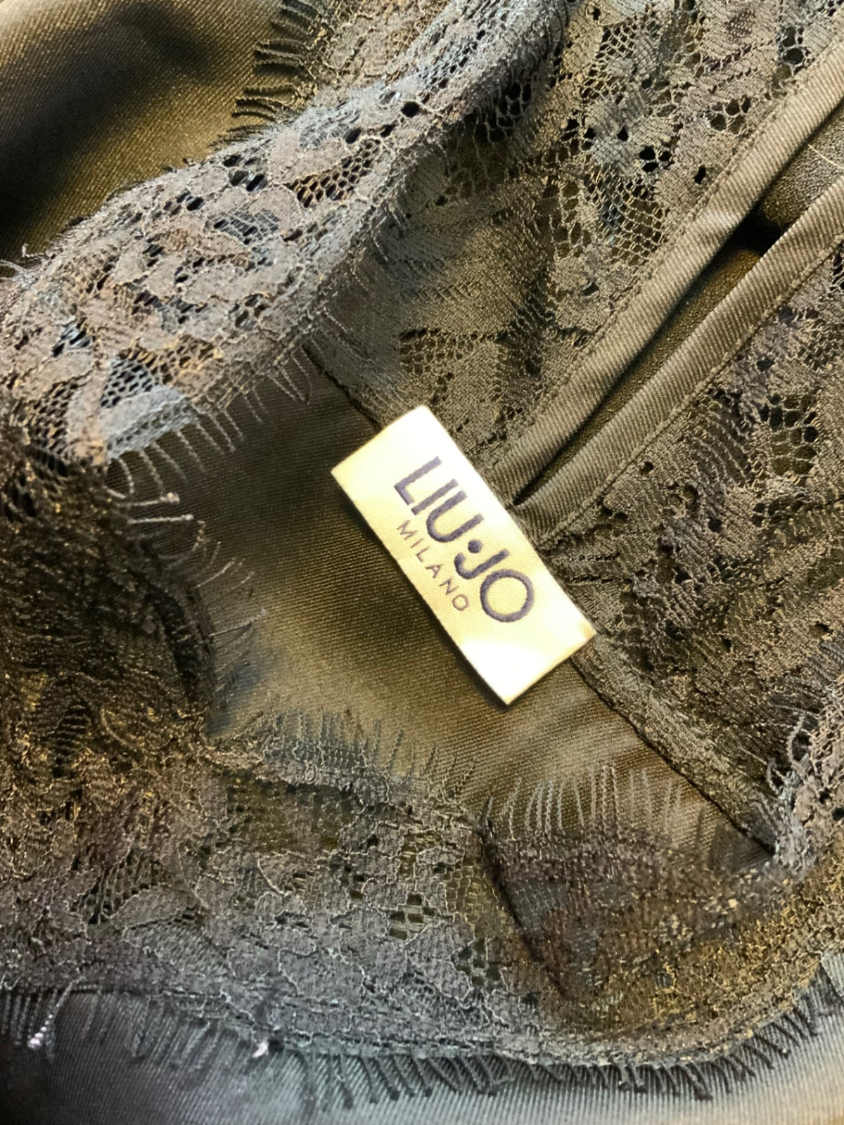 Spitzen Kleid Schwarz S