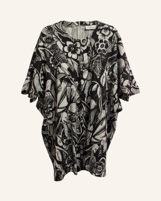 Kleid Schwarz-Weiss S