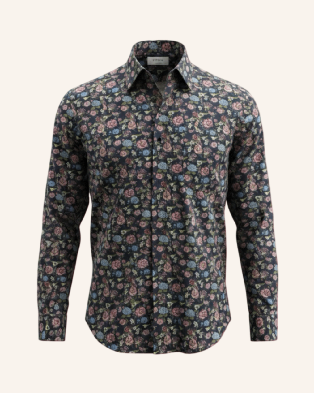 Hemd Schwarz-Multicolour M