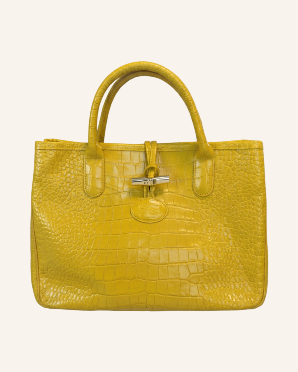 Croco Shopper Gelb