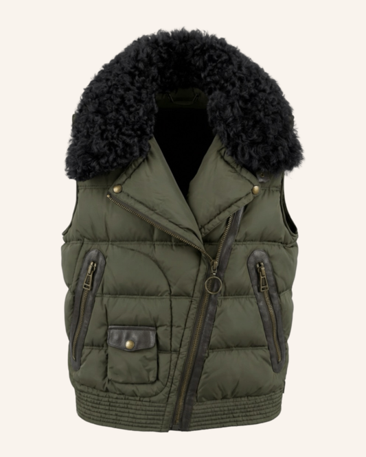 Fellweste Khaki L