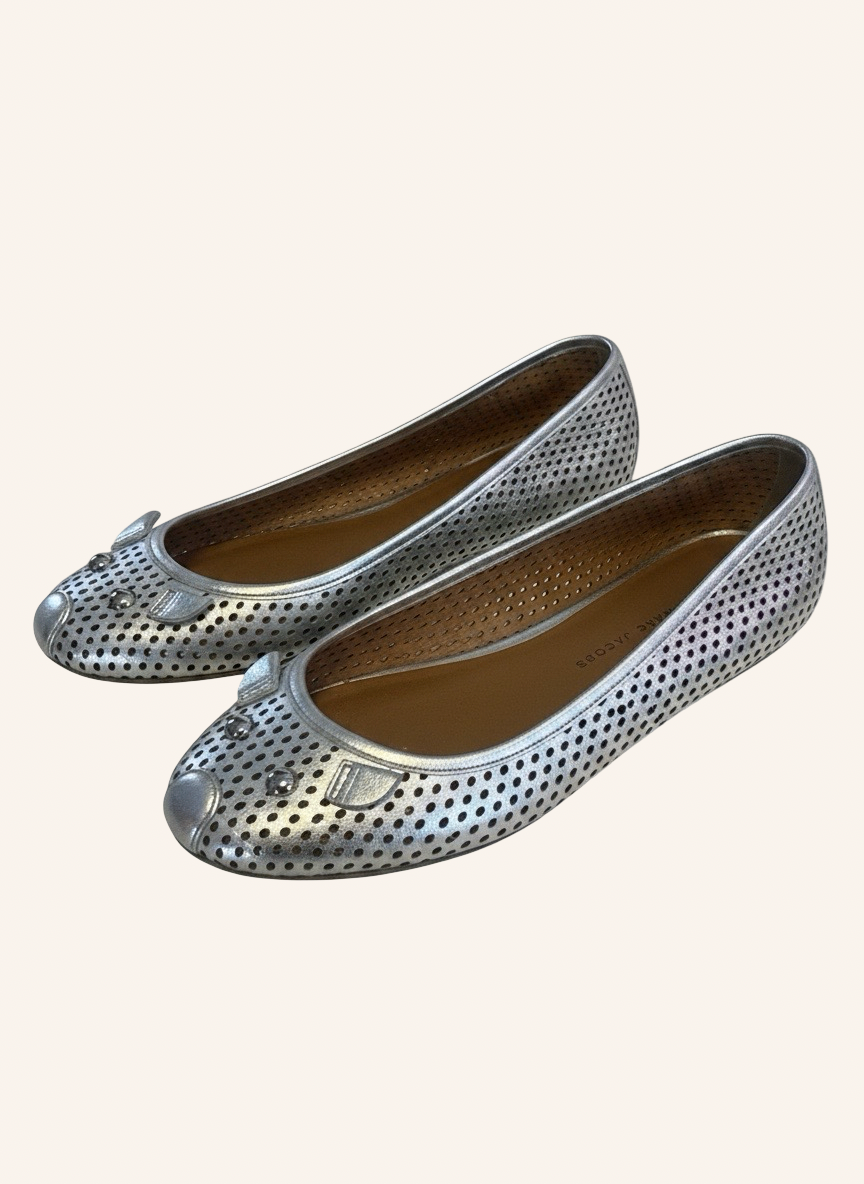 Ballerinas Silber Metallic 36