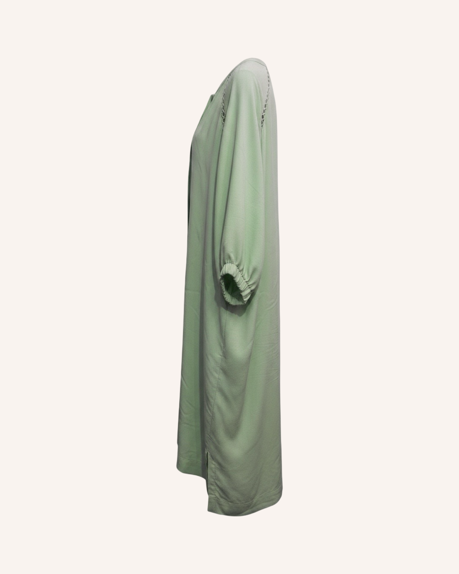 Kleid mit Gürtel Grün L