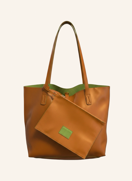 Shopper Orange-Grün