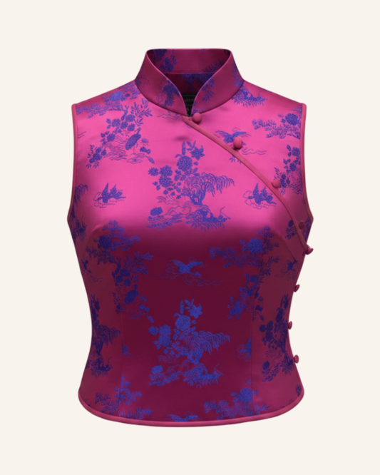 Seidentop Pink-Violett M