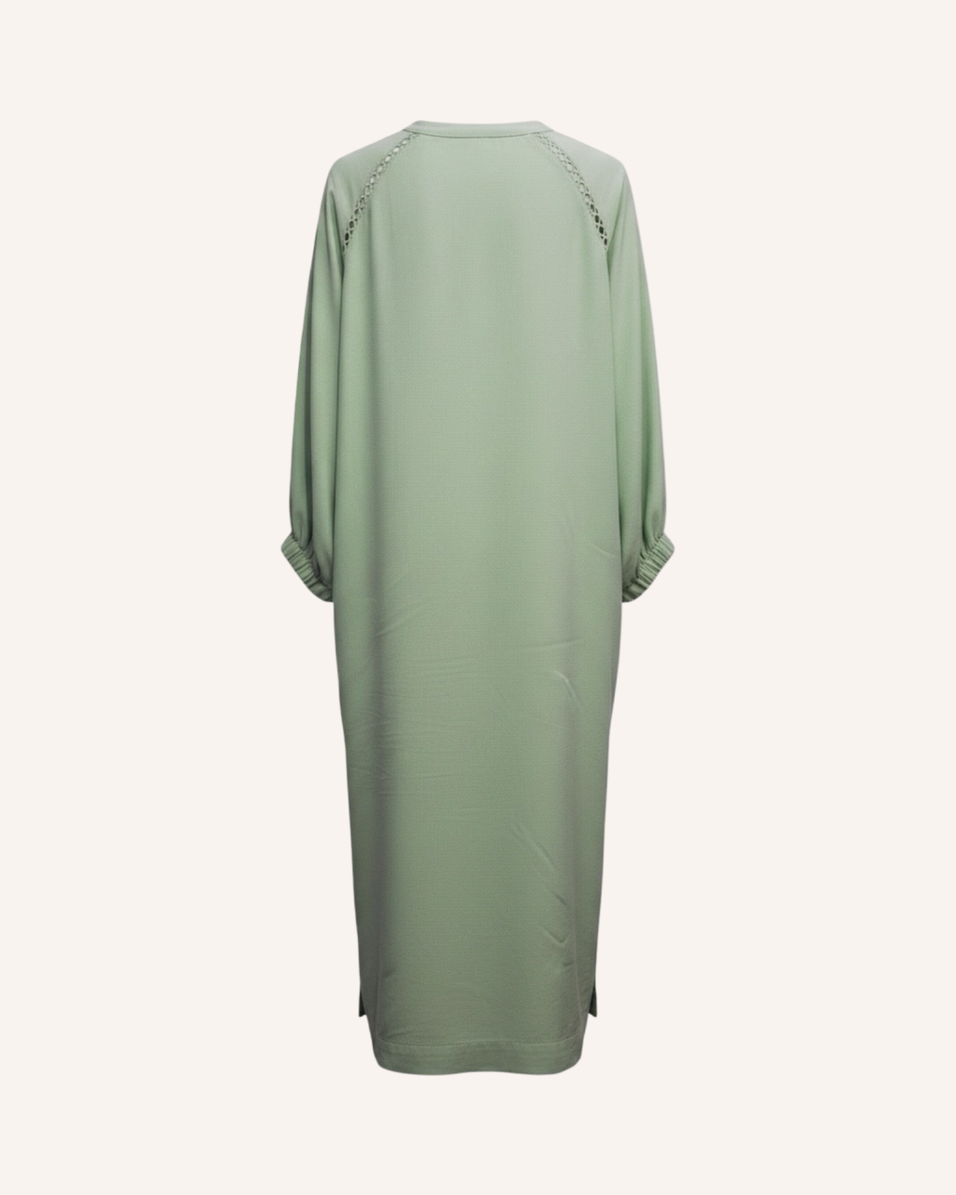 Kleid mit Gürtel Grün L