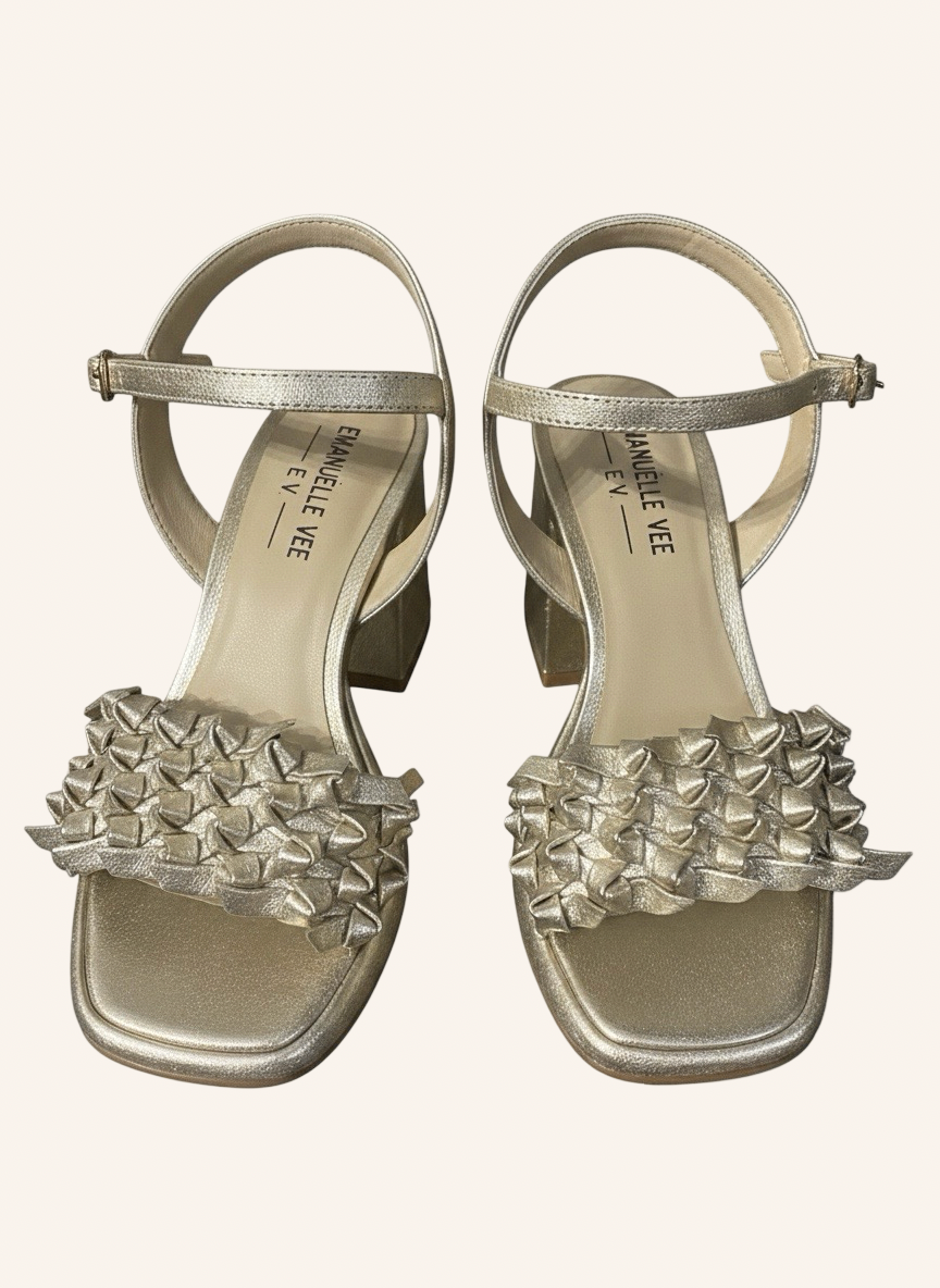 Sandaletten Gold-Metallic 37