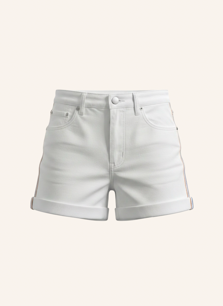 Denim Shorts Weiß M