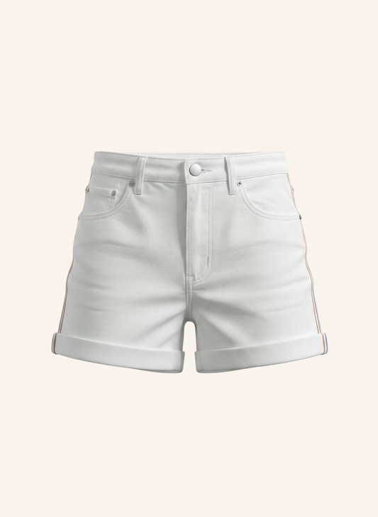 Denim Shorts Weiß M