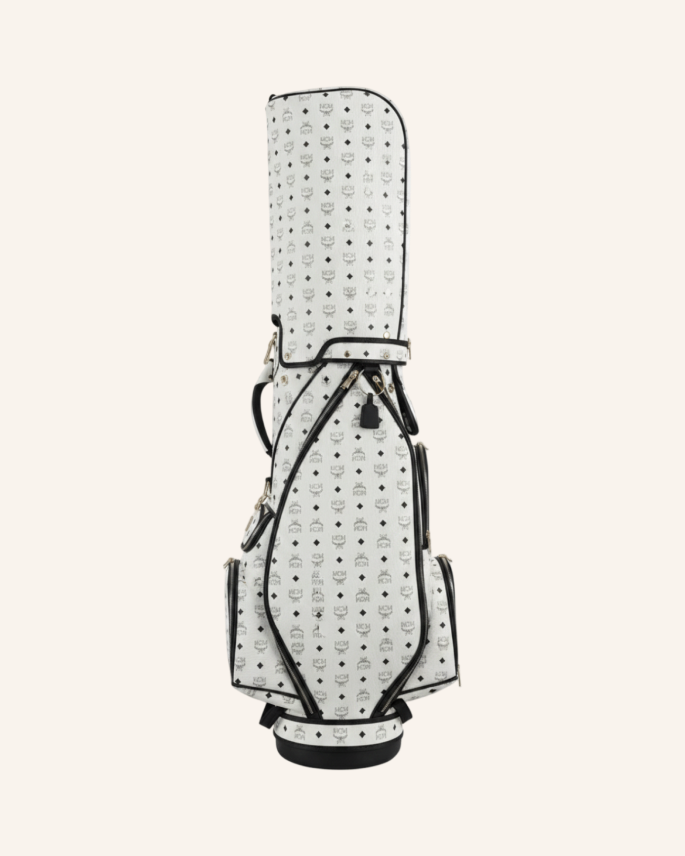 Golfbag Weiß-Schwarz