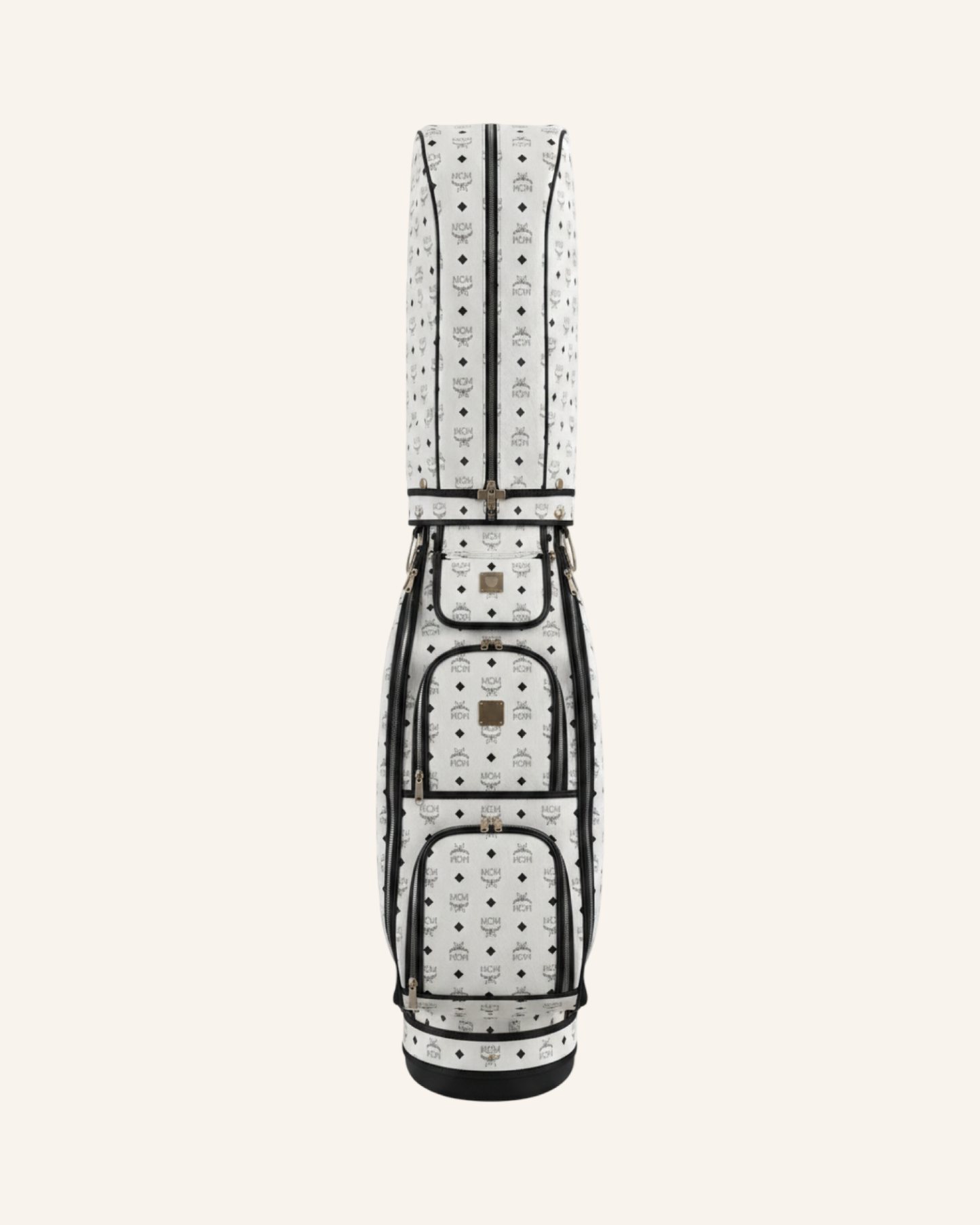 Golfbag Weiß-Schwarz