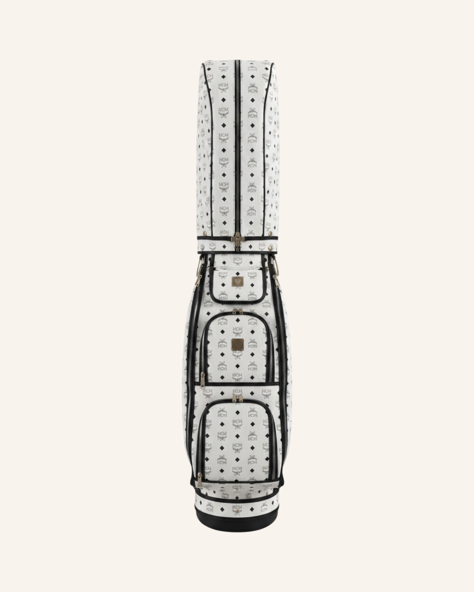 Golfbag Weiß-Schwarz