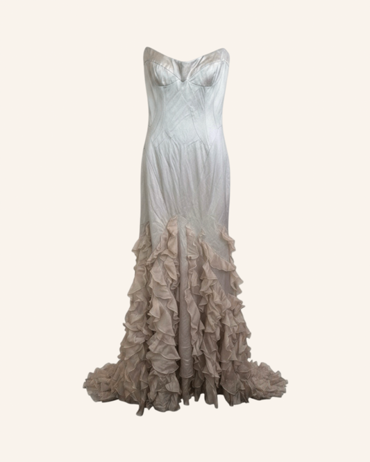 Couture Brautkleid Creme S
