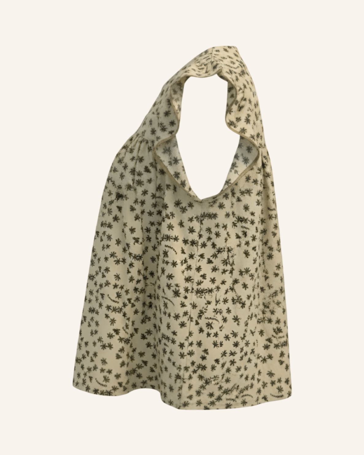 Babykleid Beige mit Muster 56