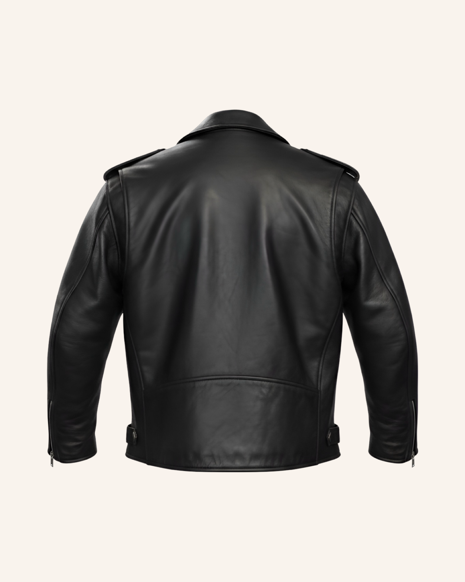 Lederjacke Biker Schwarz 9 Jahre
