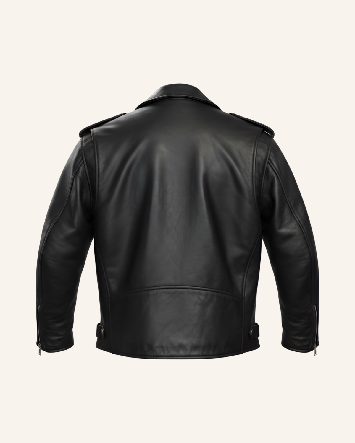 Lederjacke Biker Schwarz 9 Jahre