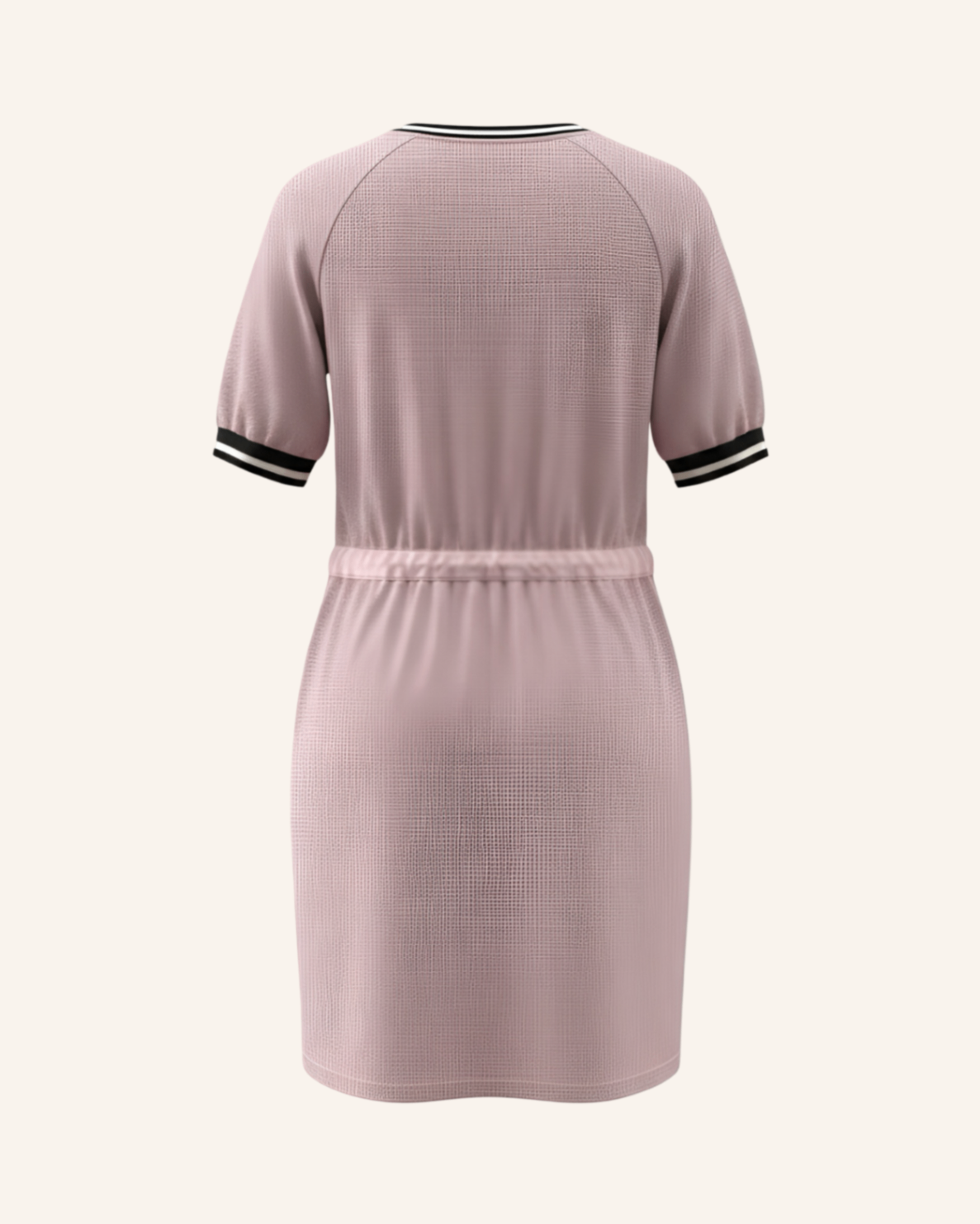 Strickkleid Rosa-Navy S