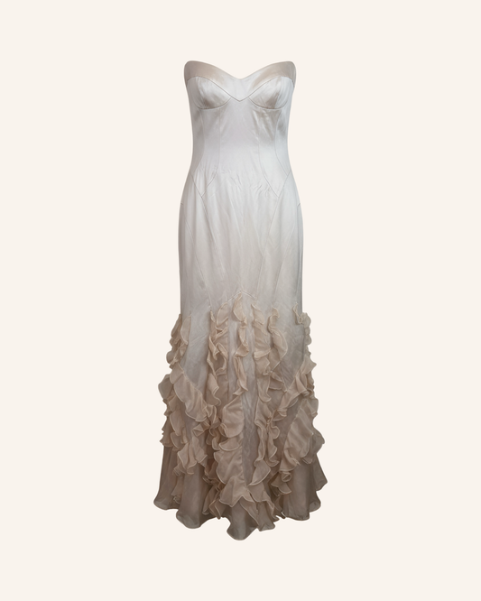 Couture Brautkleid Creme S