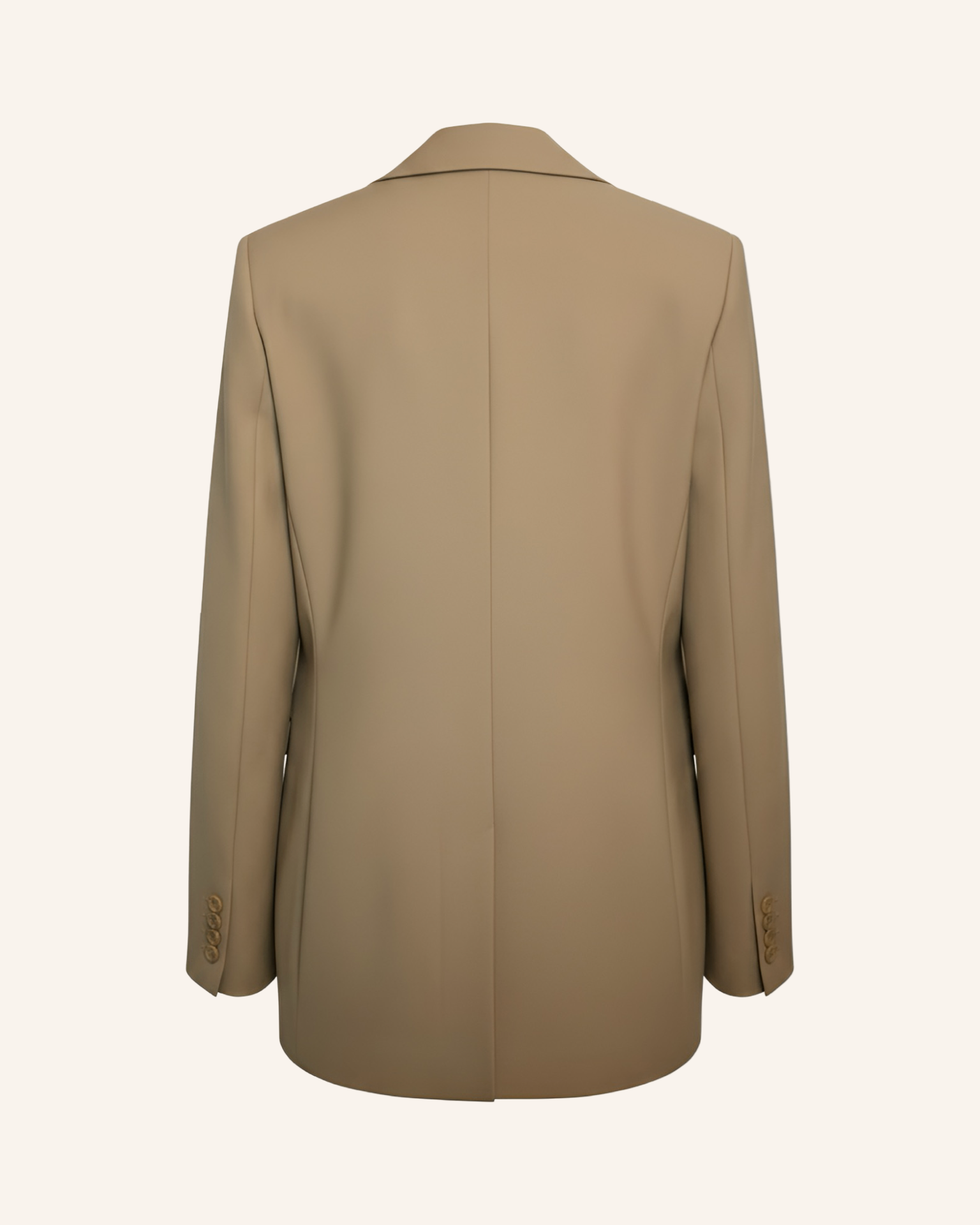 Doppelreihiger Blazer Camel L