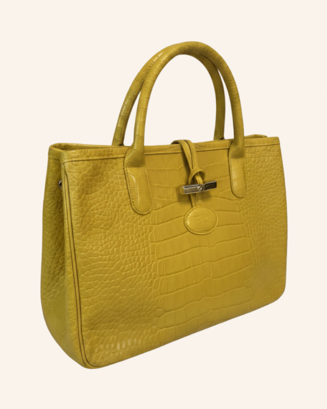 Croco Shopper Gelb