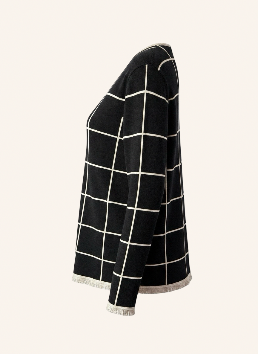 Pullover Schwarz-Weiss M