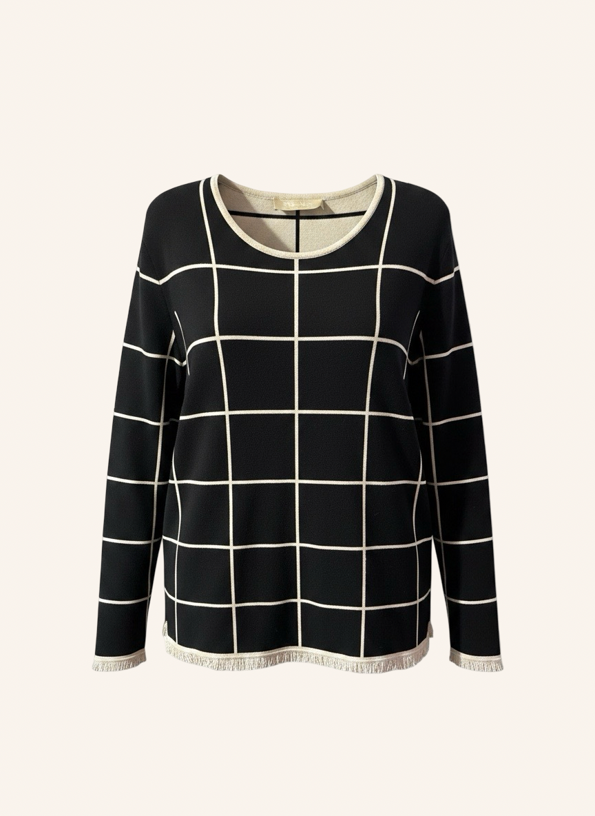 Pullover Schwarz-Weiss M