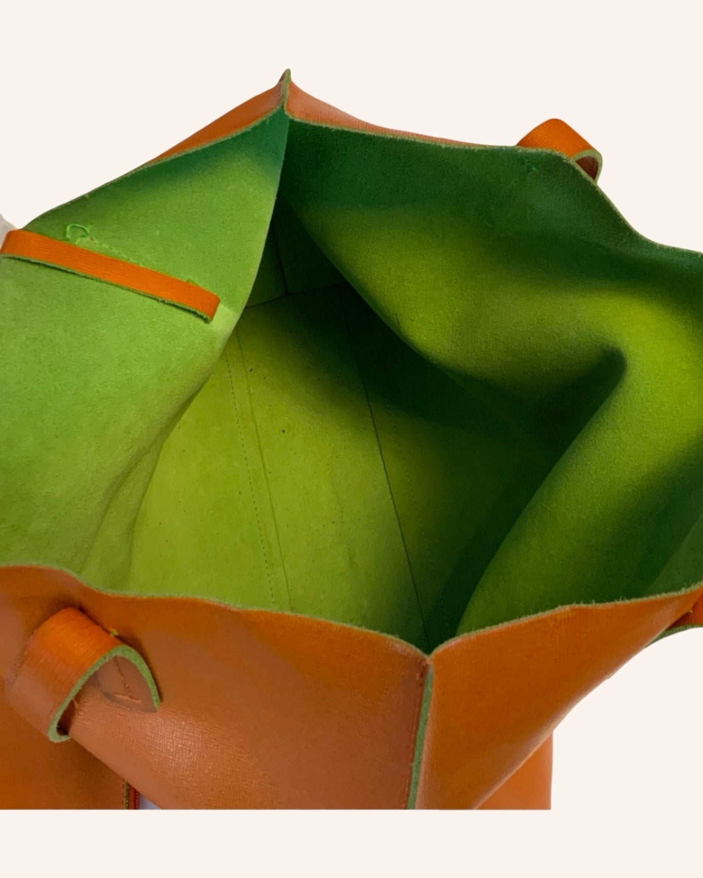Shopper Orange-Grün