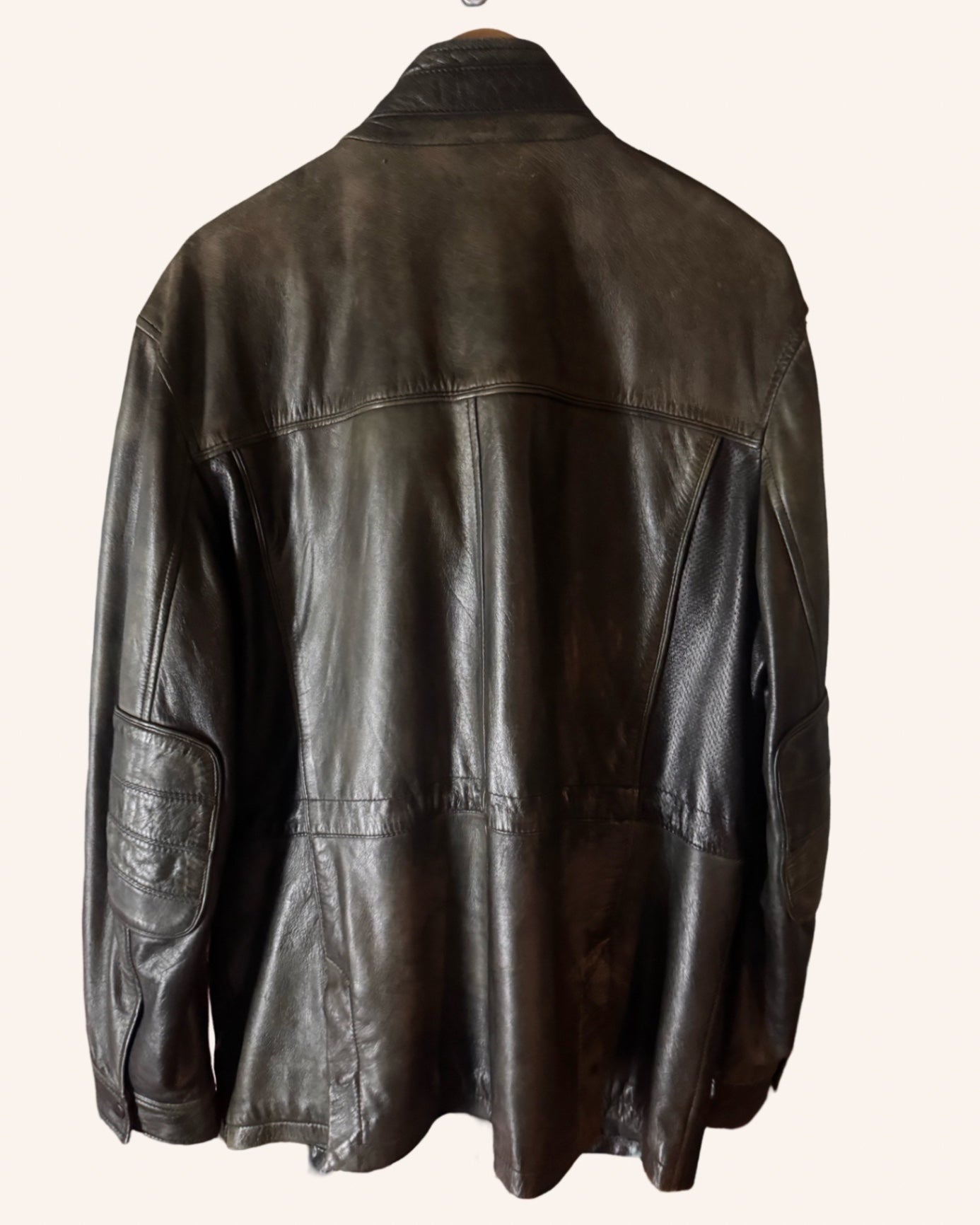 Lederjacke Braun XL