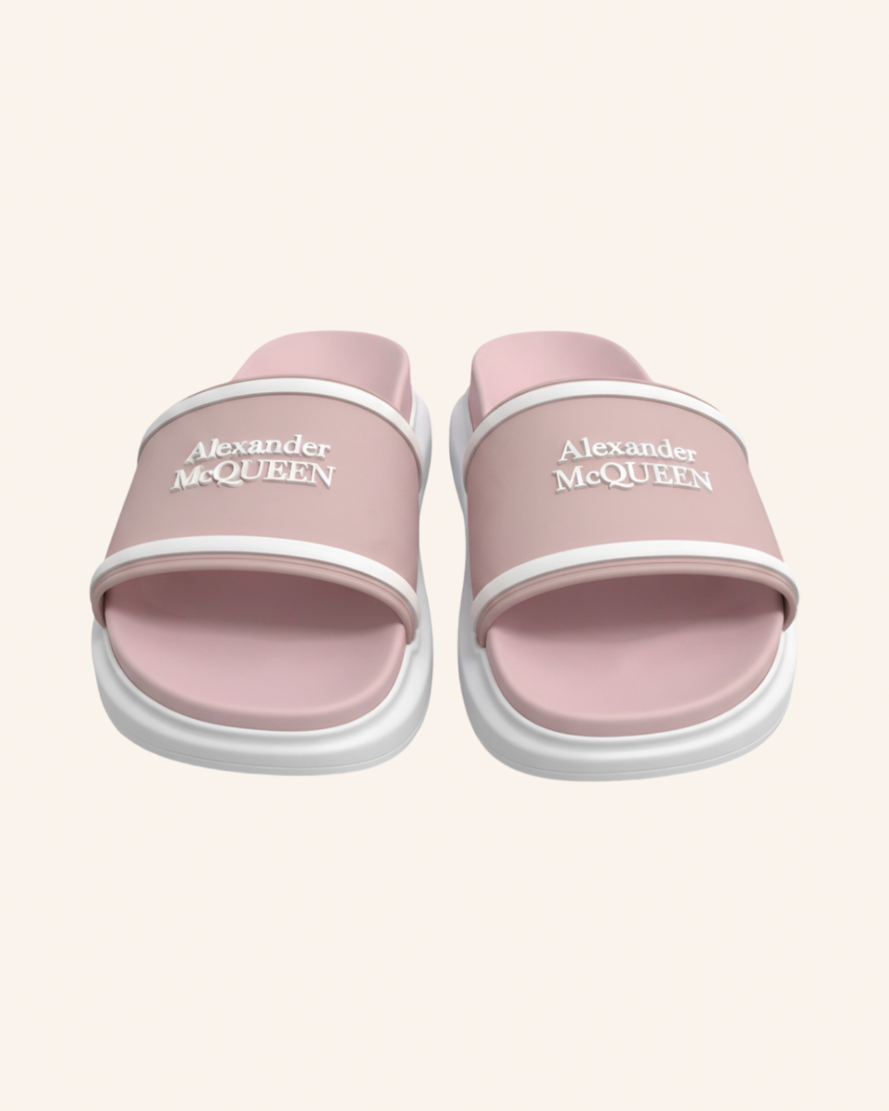 Rubber Slides Rose Quartz 36