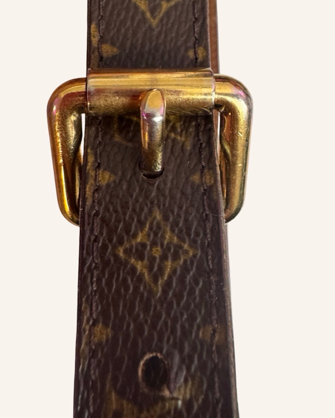 Monogram Gürtel Braun 105