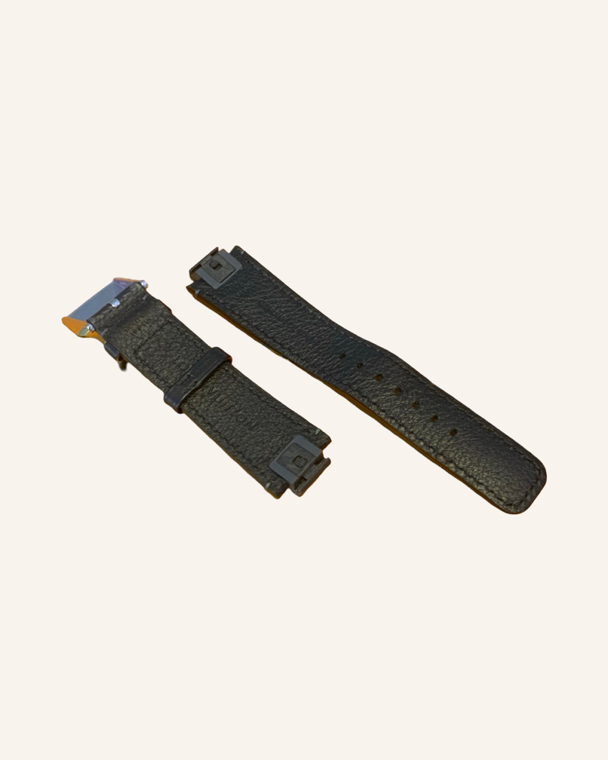 Uhrenarmband Schwarz Uni