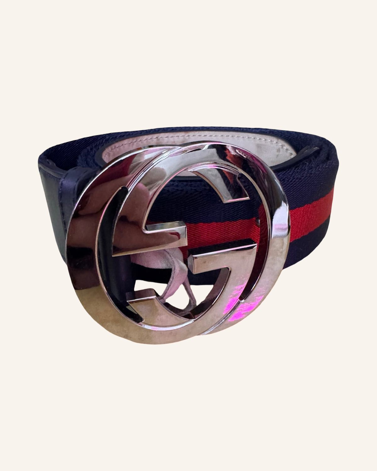 Gürtel Rot-Blau 95