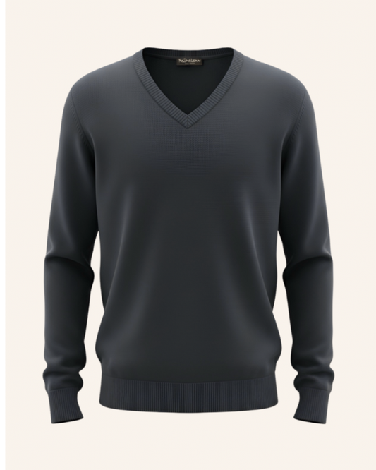 Pullover Grau-Blau L