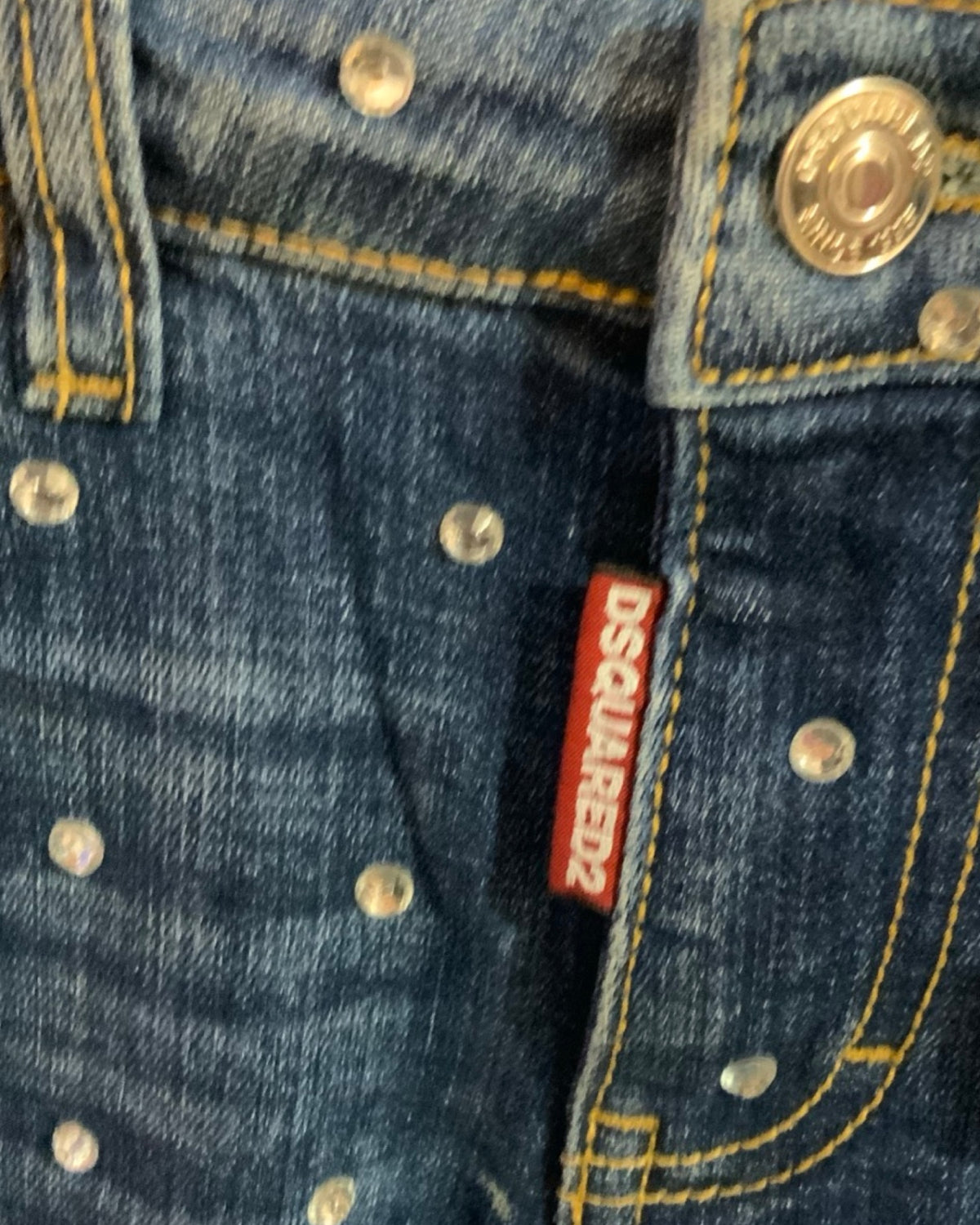 Jeans Blau 128