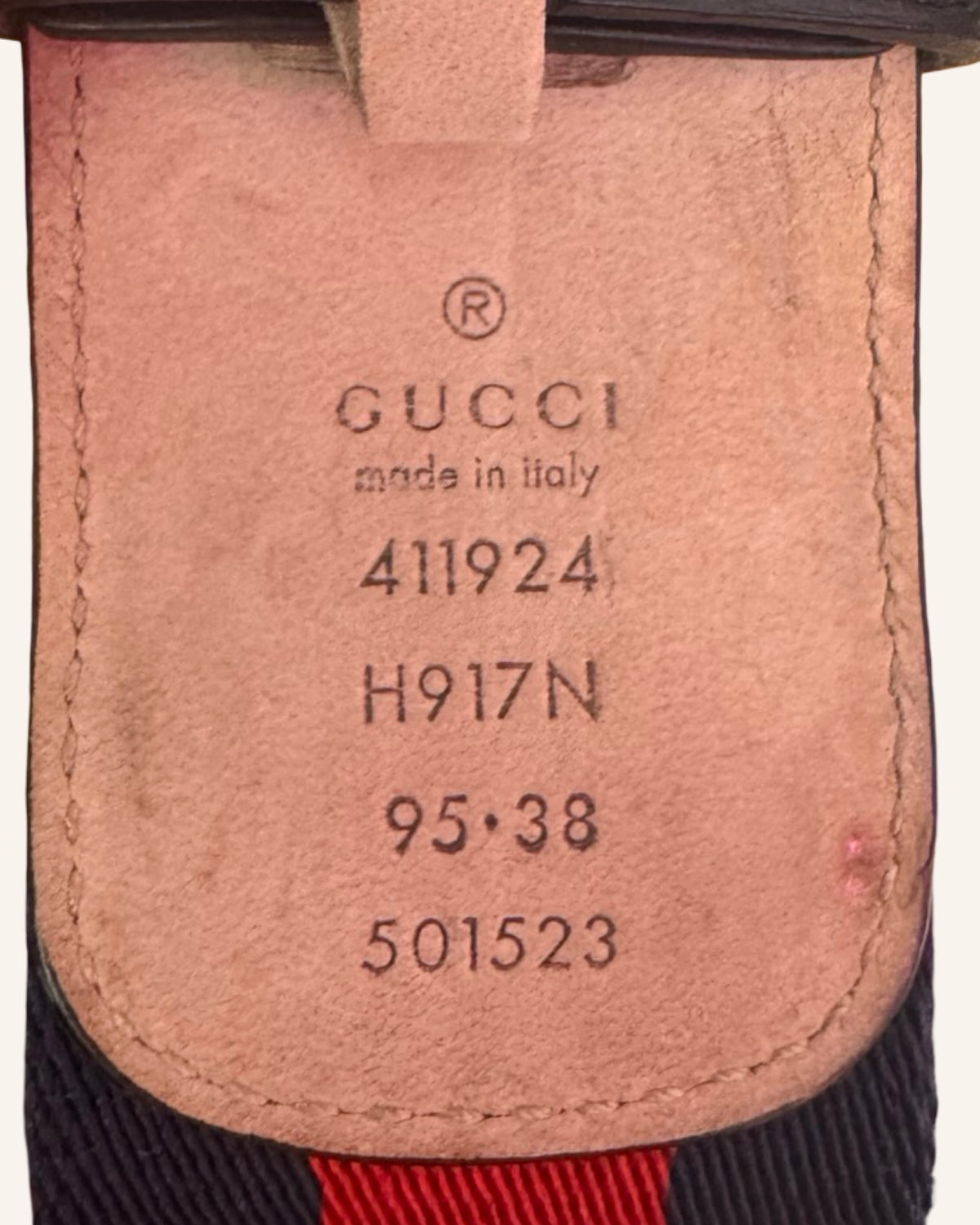 Gürtel Rot-Blau 95