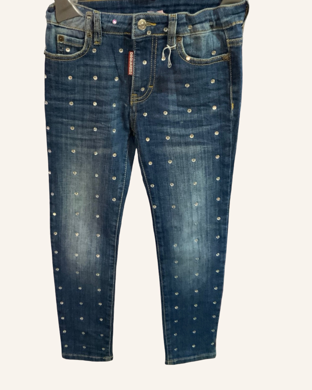Jeans Blau 128