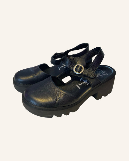 Sandalen Schwarz 38
