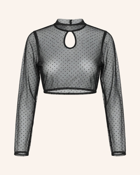 Trachten Bluse Dunkelblau XS