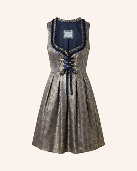 Dirndl Dunkelblau/Silber XS