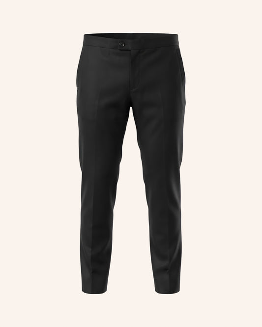 Stoffhose Schwarz M